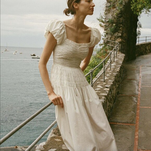 Dôen NWT Katherina Dress in Salt Size L - Picture 1 of 9